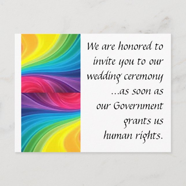 Ehegleichheit Postkarte (Vorderseite)