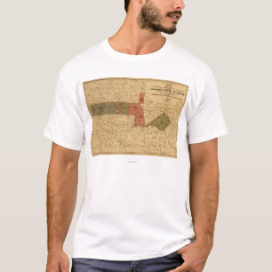 Ehemalige Grenzen auf Cherokee "Nation" des T-Shirt