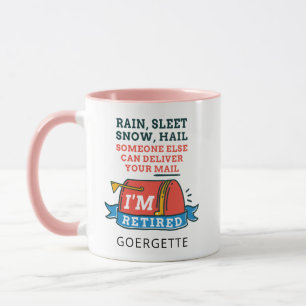 Ehemaliger Postmitarbeiter Benutzerdefinierter Bri Tasse