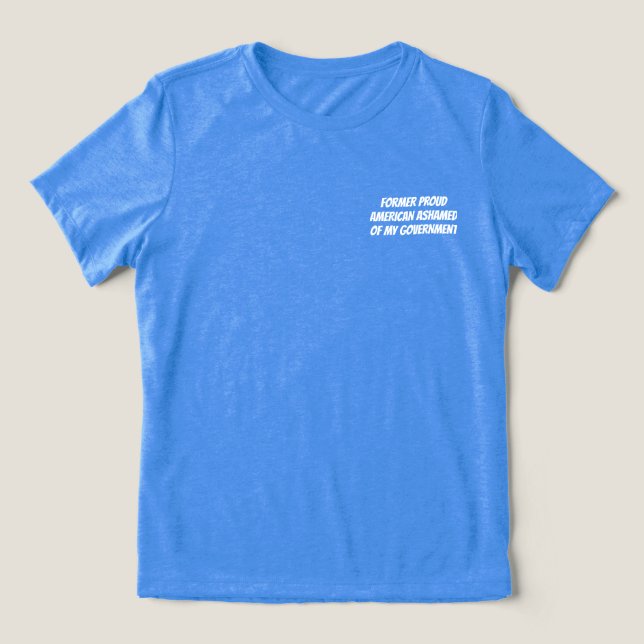 Ehemaliger proud-amerikanischer T - Shirt (Design Vorderseite)