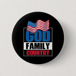 Ehemaliger Soldat der Familie, Patriot Button