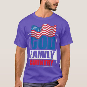 Ehemaliger Soldat der Familie, Patriot T-Shirt