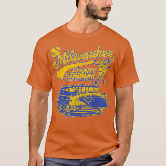 Ehemaliges Baseball Milwaukee County Stadium T-Shirt