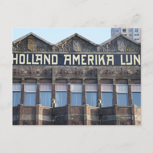 Ehemaliges Büro von HAL, Rotterdam Postkarte (Vorderseite)