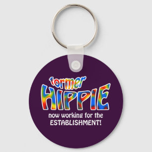 Ehemaliges Hippie Schlüsselanhänger