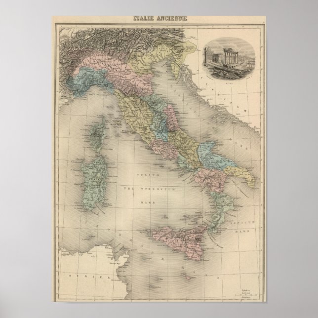 Ehemaliges Italien Poster (Vorne)