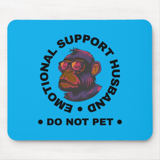 Ehemann als emotionale Unterstützung für Männer -  Mousepad (Vorne)