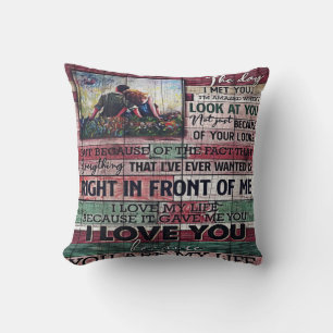Ehemann auf meine Ehefrau   Liebe Quotes-Geschenk Kissen