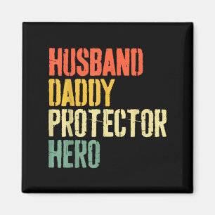 Ehemann Daddy Beschützer Held Vater Kunstwerk Magnet