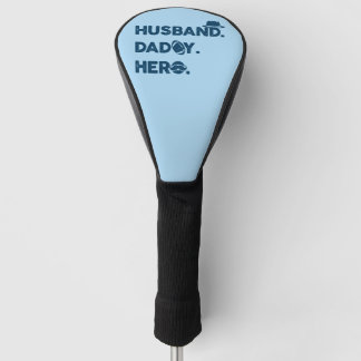 Ehemann. Daddy. Held. Retro-Grafik Golf Headcover