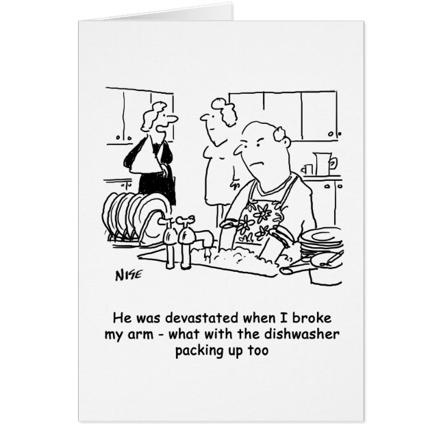 Ehemann, der die Geschirr wäscht (Vorne)