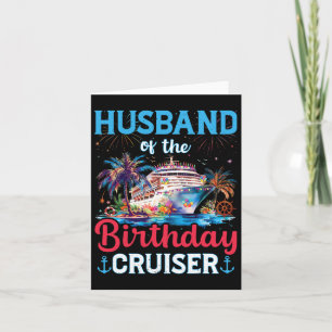 Ehemann des Geburtstags Cruiser Funny Cruise Gebur Karte