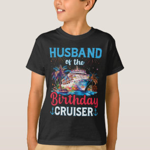 Ehemann des Geburtstags-Kreuzfahrtschiffs Lustige T-Shirt