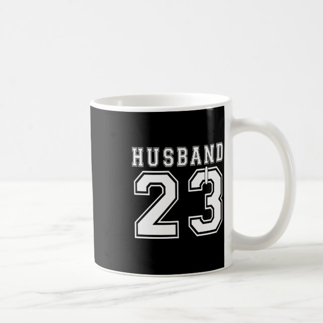 Ehemann Ehefrau 2023 passende Verlobungsfeier Kaffeetasse (Rechts)