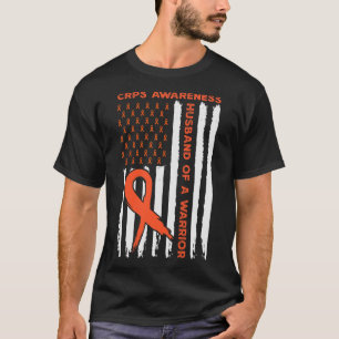 Ehemann eines Krieger-Crps Aufklärungsmonat Orange T-Shirt