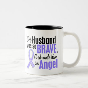 Ehemann-Esophageal Krebs des Engels-1 Zweifarbige Tasse