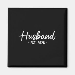 Ehemann Est 2026 Verheiratet Honeymoon Bride Mrs. Magnet