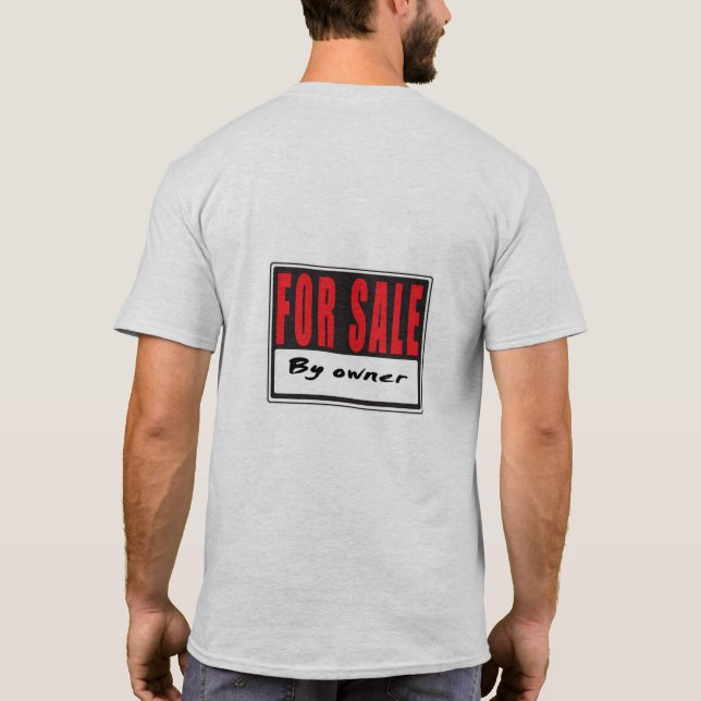 Ehemann für den Verkauf T-Shirt (Rückseite)