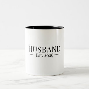 Ehemann gegründet 2026 zweifarbige tasse