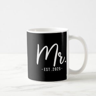 Ehemann Herr Est Verheiratet Hochzeitsdesign Kaffeetasse