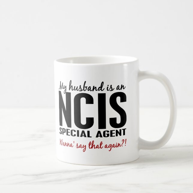 Ehemann ist ein NCIS Agent Tasse (Rechts)