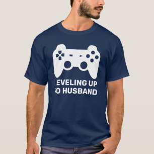Ehemann Level   Lustige Hochzeit Gamer T-Shirt