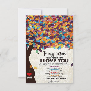 Ehemann meines Mannes, den ich liebe RSVP Karte