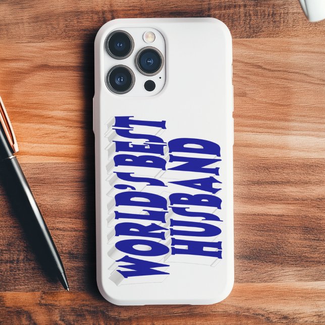 Ehemann mit blauem Text  Case-Mate iPhone Hülle (Von Creator hochgeladen)