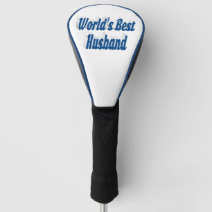 Ehemann mit blauem Text, Kopf-Abdeckung Golf Headcover