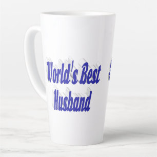 Ehemann mit blauem Text Milchtasse