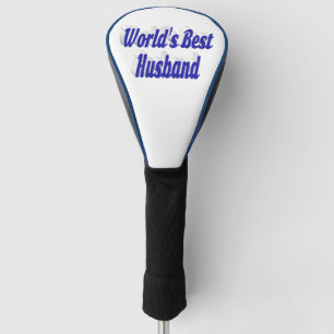 Ehemann mit blauem Text und Kopf-Abdeckung Golf Headcover