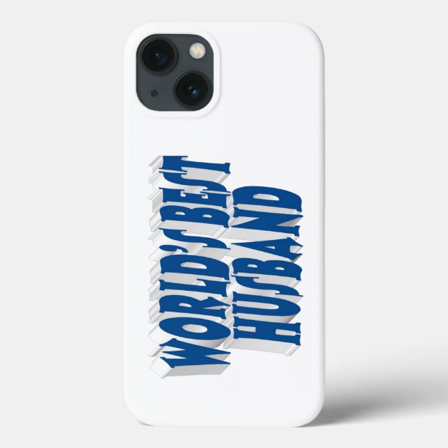 Ehemann mit meerblauer Schrift  Case-Mate iPhone Hülle (Rückseite)