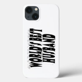Ehemann mit schwarzem Text  Case-Mate iPhone Hülle