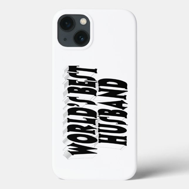 Ehemann mit schwarzem Text  Case-Mate iPhone Hülle (Rückseite)