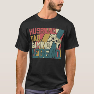 Ehemann Papa Gaming-Legende T-Shirt