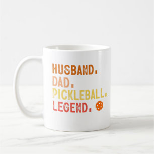 Ehemann Papa Pickelball Legende Geschenk Kaffeetasse