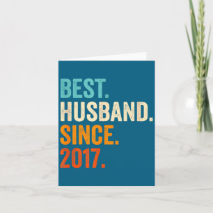 Ehemann seit 2017 8. Hochzeitsdesign Karte