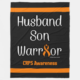 Ehemann Son Warrior... CRPS Fleece Blanket