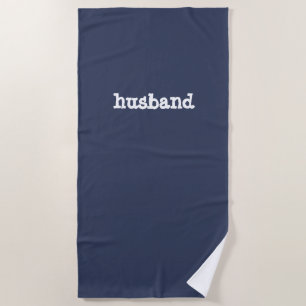 ehemann strandtuch