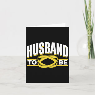 Ehemann, um Bridge Team Party Groom Bachelor Karte