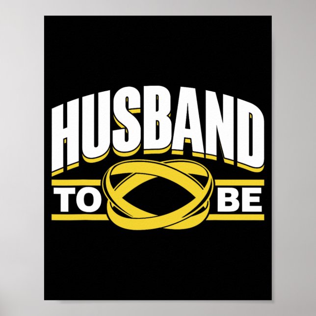 Ehemann, um Bridge Team Party Groom Bachelor Poster (Vorne)