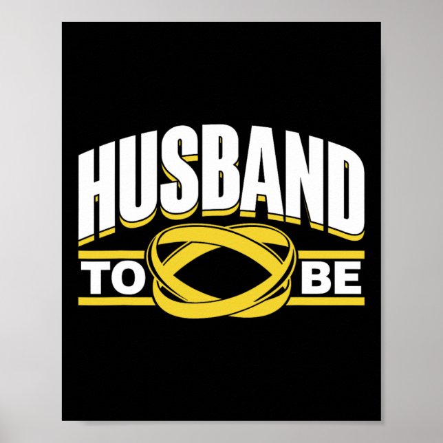 Ehemann, um Bridge Team Party Groom Bachelor Poster (Vorne)