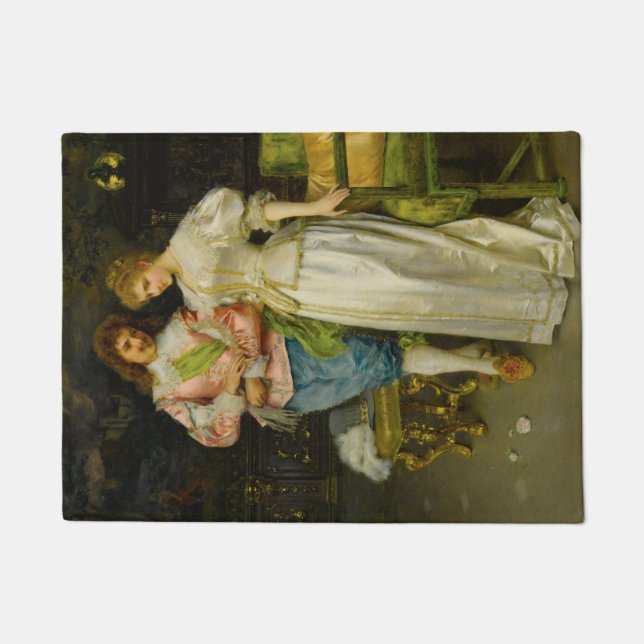 Ehemann und Ehefrau betrogen (Hochzeit und Ehe) Fußmatte (Vorderseite)