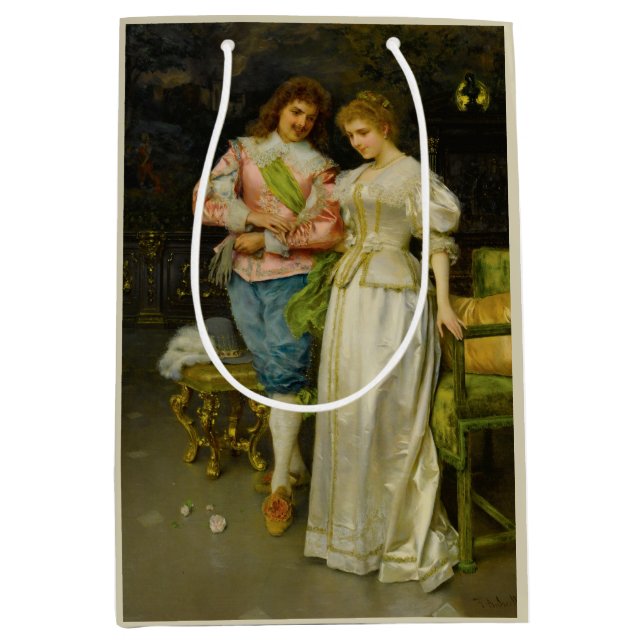 Ehemann und Ehefrau betrogen (Hochzeit und Ehe) Mittlere Geschenktüte (Vorderseite)