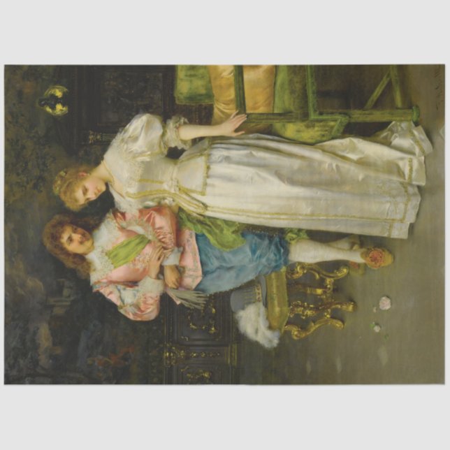 Ehemann und Ehefrau betrogen (Hochzeit und Ehe) Seidenpapier (Vorderseite)