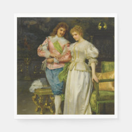 Ehemann und Ehefrau betrogen (Hochzeit und Ehe) Serviette