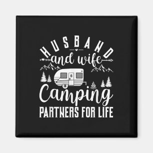 Ehemann und Ehefrau Camping-Partner fürs Leben Cam Magnet