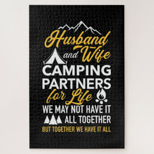 Ehemann Und Ehefrau Camping Partner Fürs Leben Puzzle
