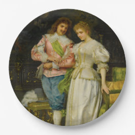 Ehemann und Ehefrau (Hochzeit und Ehe) Pappteller