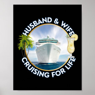 Ehemann und Ehefrau - Kreuzfahrt für Männer C Poster